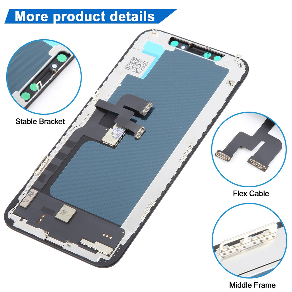 Écran iPhone XS (6,1 pouces) avec outils de réparation